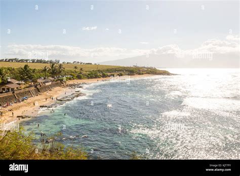 Hookipa Beach At Sunset On Maui Hawaii Usa Stock Photo Alamy