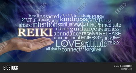 Gentle Reiki Words Image And Photo Free Trial Bigstock