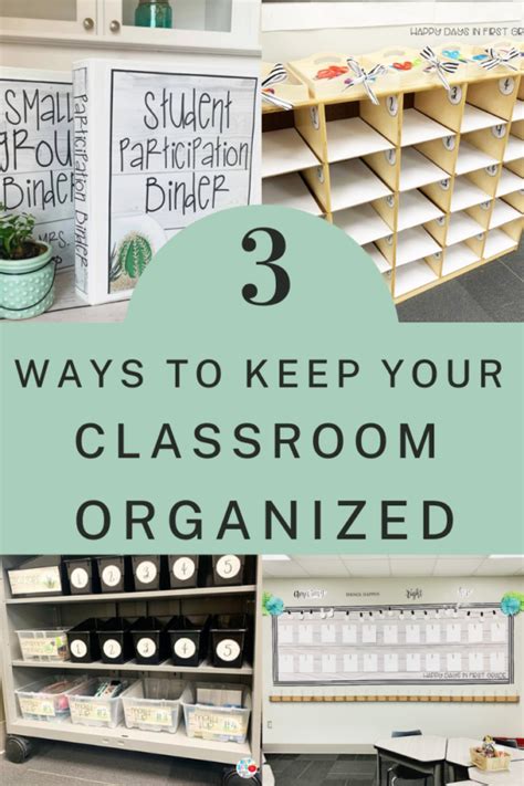 3 Ways To Keep Your Classroom Organized Archives Happy Days In First