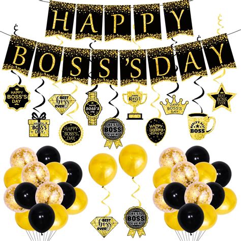 47 Pcs Bosss Day Decorationshappy Boss Day Decorations