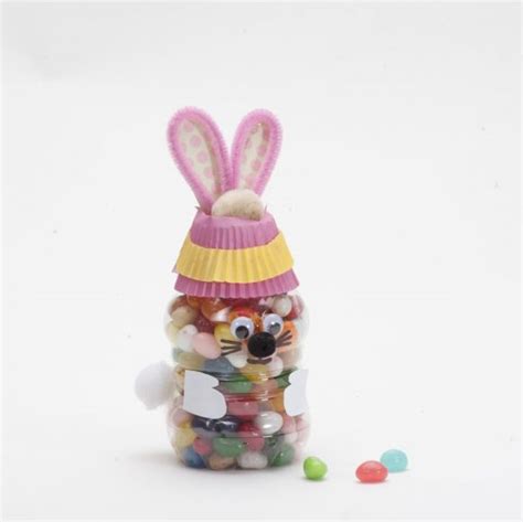 Recycled Plastic Bottle Craft Easter Bunny Bottle