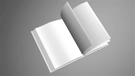 Book page flip animation - YouTube