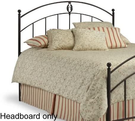 Amazon Com Full Size Metal Headboard Bellamy Transitional In Hammered Brown Finish