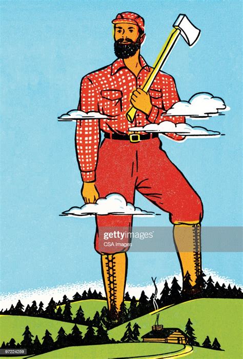 Paul Bunyan High Res Vector Graphic Getty Images