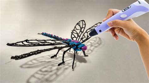3d Pen Dragonfly How To Draw Diy Youtube