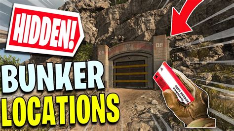 How To Open The Secret Bunker Locations Season Warzone Insane Loot