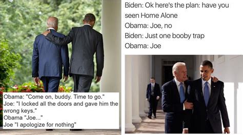 This Is Joe Bidens Favourite Obama Biden ‘bromance Meme Which Is Yours The Indian Express