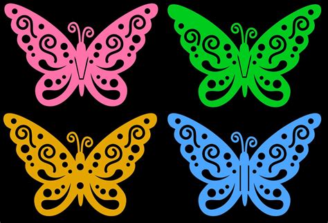 Free Butterfly Cutouts Download Free Butterfly Cutouts Png Images