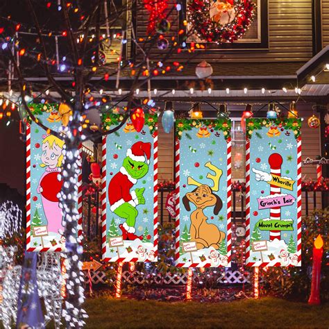 Whoville Outdoor Christmas Decorations
