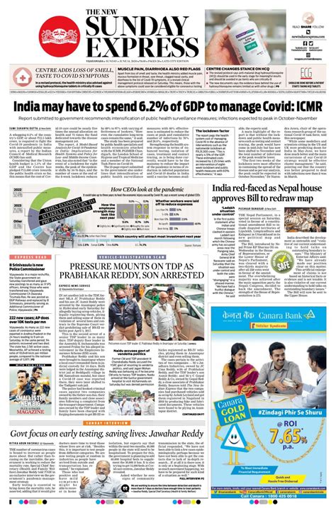 The New Indian Express Vijayawada June 14 2020 Newspaper