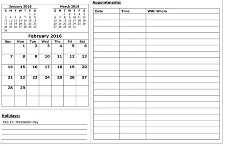 Appointment Calendar Template Options You Can Use Right Now