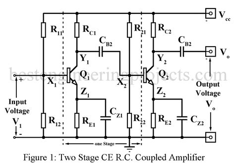 Circuit Diagram Of Rc Coupled Amplifier