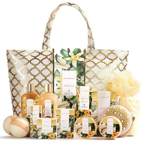 Spa Luxetique Spa Gift Basket Vanilla Gift Baskets For Women Luxury