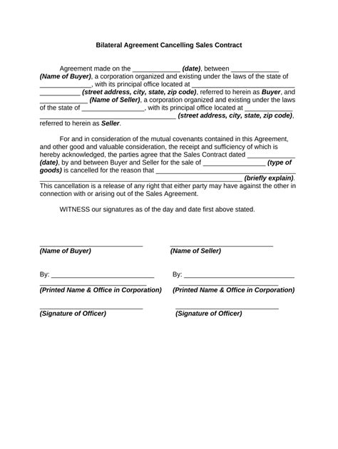 Agreement Sales Contract Form Fill Out And Sign Printable Pdf