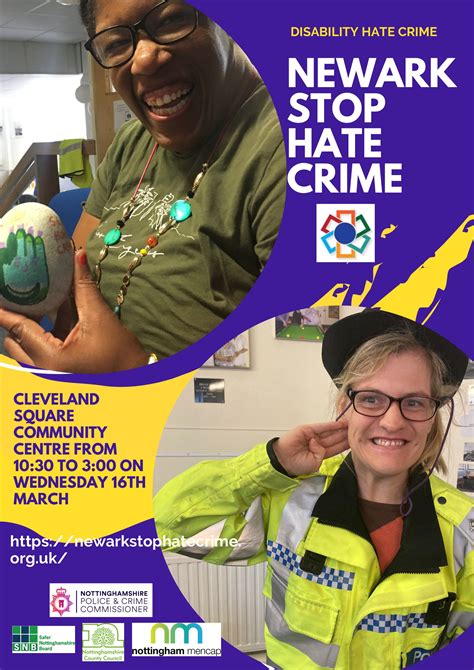 disability hate crime awareness event 16th march 2022 newark stop hate crime