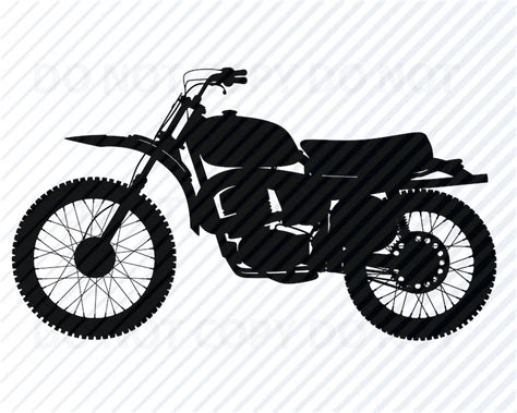 Dirt Bike Svg Files For Cricut Motorcycle Vector Images Etsy