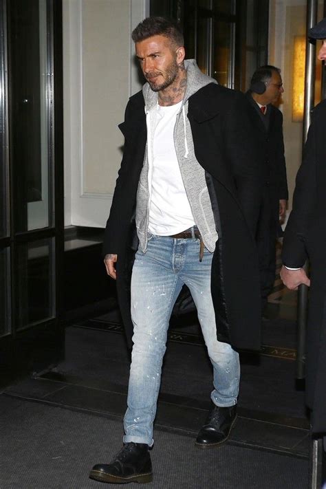 David Beckham New York 2019 01 24 David Beckham Outfit David Beckham