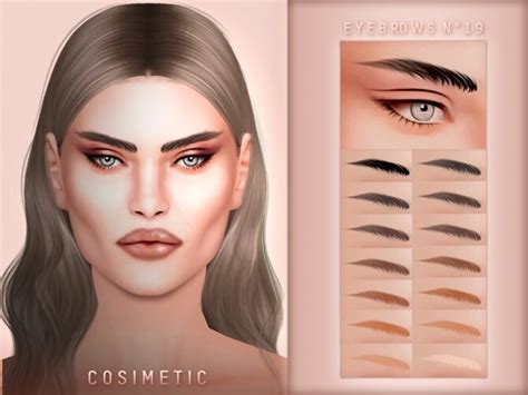 Eyebrows N19 By Cosimetic At Tsr Sims 4 Updates