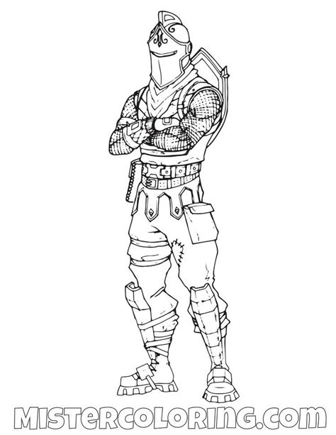 Fortnite Coloring Pages Black And White Coloring Page Blog