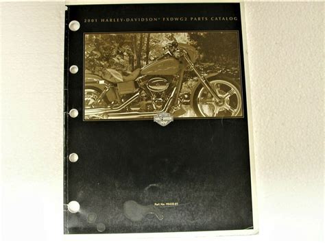 Harley Davidson Fxdwg2 Dyna Wide Glide Parts Catalog 99430 01 Ebay Dyna Wide Glide Harley