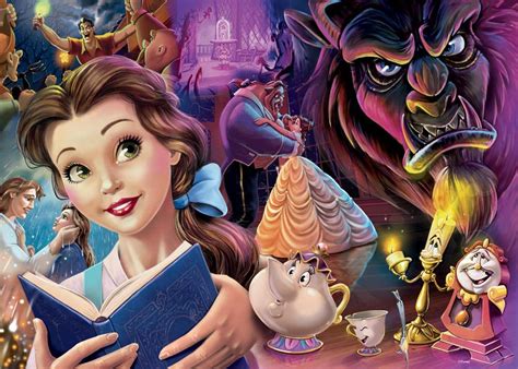 Disney princess 2 puzzles 500 piece girls room decor fun brand new colorful free. Ravensburger Disney Princess Heroines No.2 - Beauty & The ...