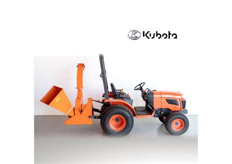 Tractor Kubota B2320 Turf Con Chipeadora Agrofy