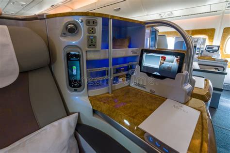 Interior Of Business Class Of The World S Largest Aircraft Airbus A380