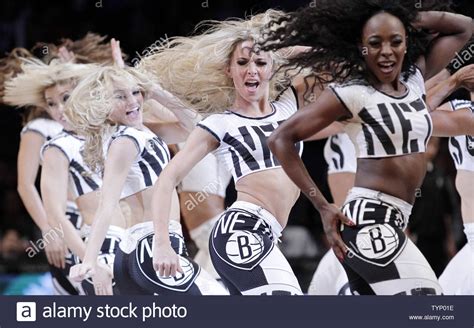 The Brooklynettes Cheerleaders Perform In A Time Out When The Brooklyn