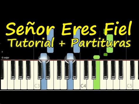 Se Or Eres Fiel Coalo Zamorano Piano Tutorial Cover Facil Partitura Pdf Sheet Music Easy Midi