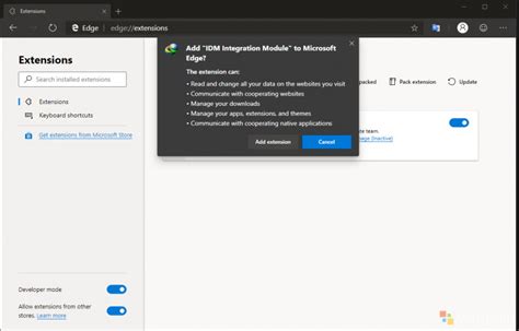 Adds download with idm context menu item for links, adds download panel, and helps to intercept downloads. Cara Mudah Instal Extensi IDM di Microsoft Edge Berbasis Chromium! | WinPoin