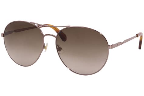 Kate Spade Joshelles 086ha Sunglasses Womens Havana Silverbrown Gradient Lens