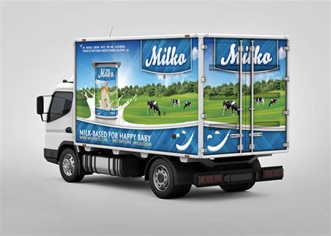 Download Lorry Branding Mock-Up on Behance