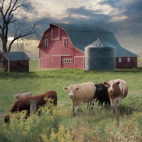 Sunset On A Wyoming Farm Photograph By Lori Deiter Fine Art America