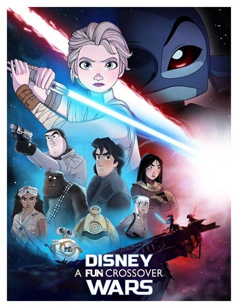 Disney Star Wars Crossover Fanart Disney Pixar Arte Disney Disney