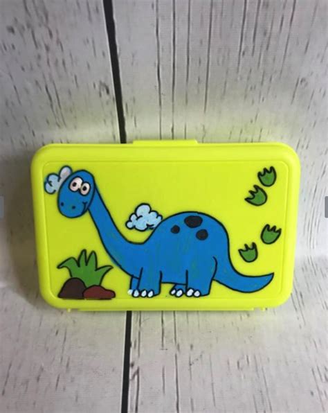 crayon box blue dino crayon boxes