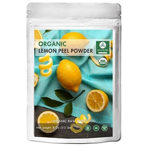 Organic Lemon Peel Powder Organic Lemon Lemon Peel Lemon