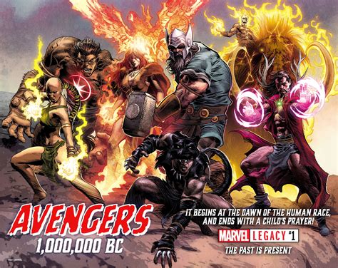 Marvel Legacy 1 Meet The 1000000 Bc Avengers Previews World