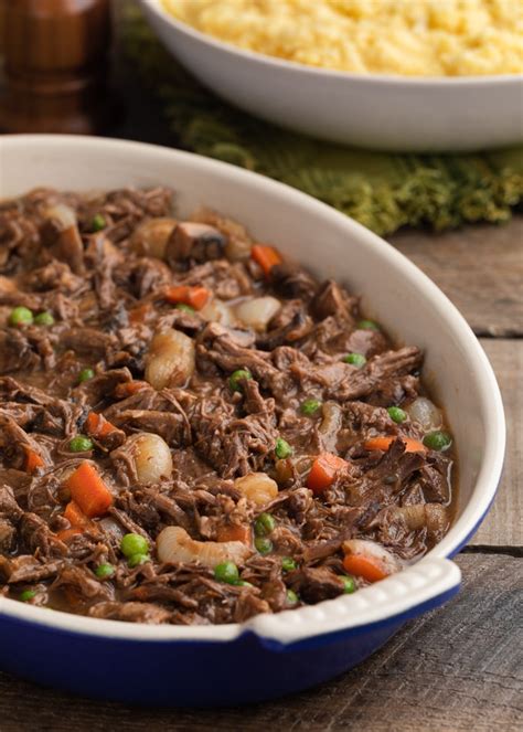 This traditional cottage pie recipe is easy to prepare and always super tasty. Short Rib Cottage Pie with Stout Gravy | Striped Spatula