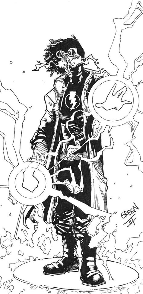 ️static Shock Coloring Pages Free Download