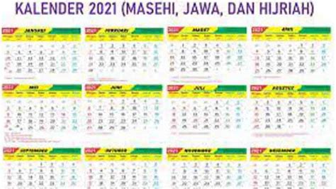 Gratis Download Kalender 2021 Lengkap Dengan Hijriyah Ramadhan 2021