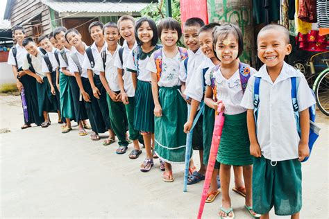 Myanmar 130 Orphans Age 3 18 Successfully Enrolled In New School Year