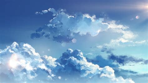 We have a massive amount of hd images that will make your. Wallpaper Anime Clouds, Sky - WallpaperMaiden