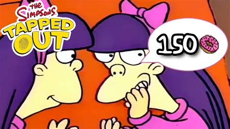 the simpsons tapped out sherri and terri premium character walkthroughs youtube