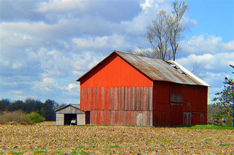 Just A Lonely Barn Photograph By Tina M Wenger Fine Art America
