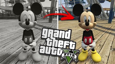 The Mickey Mouse Mod Gta 5 Pc Mods Gameplay Youtube