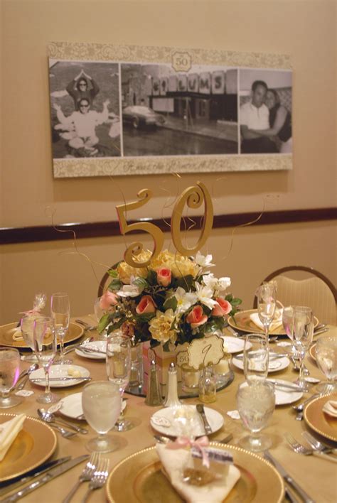 50th Anniversary Table | 50th anniversary table, 50th wedding