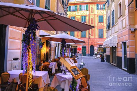 Romantic Italian Bistro Restaurant To Dine In Italy Photograph By Luca