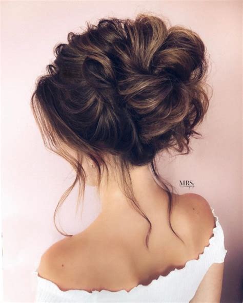 40 Beautiful Updo Hairstyles For 2022 High Updo For Dark Chocolate Hair
