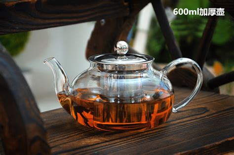 PB28 กาน้ำชา แก้วใส ทนความร้อน 600ml - jibcha