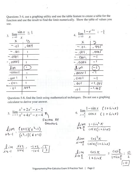 Free calculus booklet with a list of. 32 Introduction To Limits Worksheet Answers - Worksheet ...